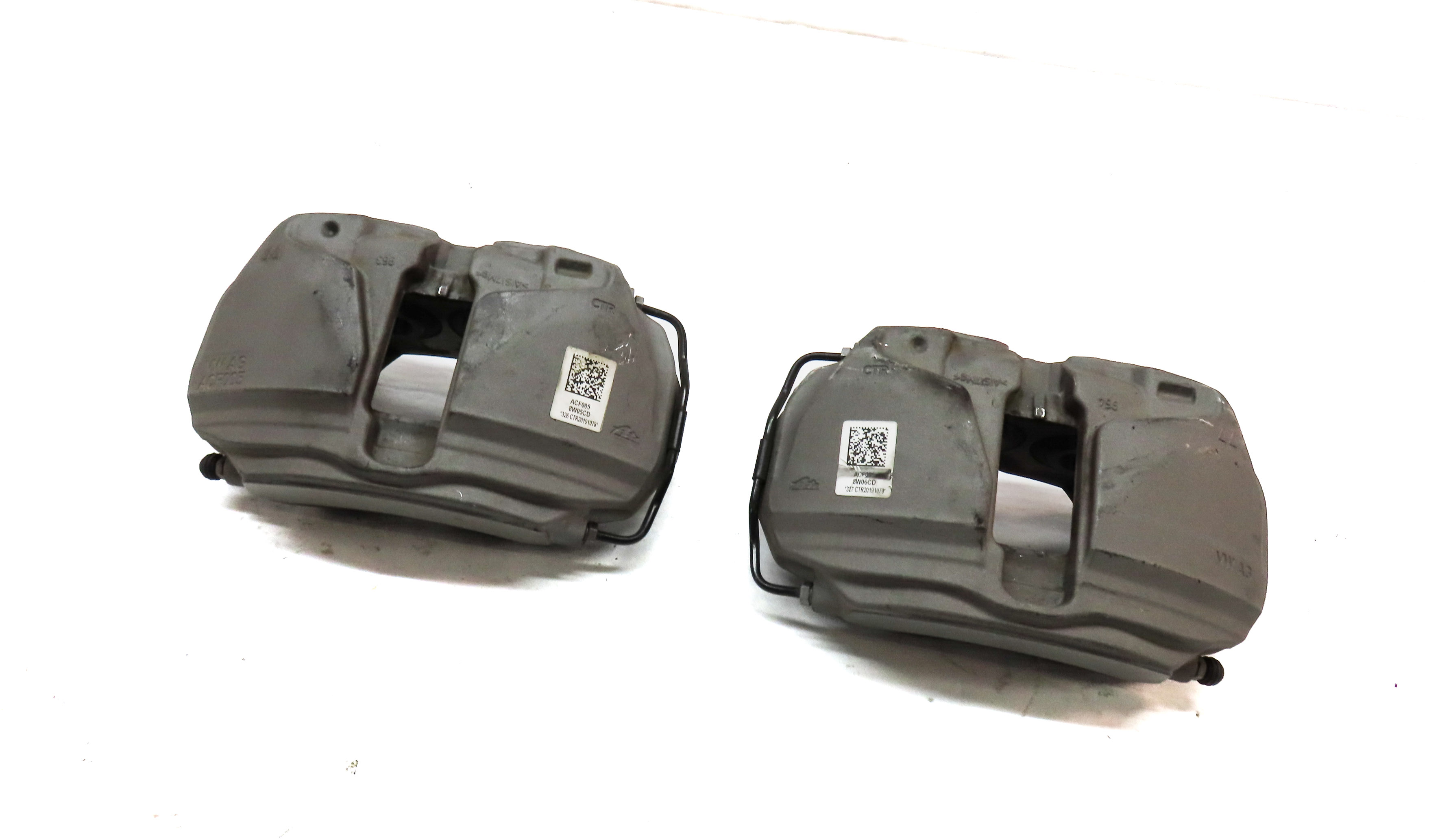 2017-2019 AUDI A4 A5 (B9 8W 8W6) FRONT LEFT & RIGHT BRAKE CALIPER SET-2 — exact item pictured